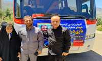 اعزام کارکنان دانشگاه علوم پزشکی و سازمان بهزیستی در قالب دو دستگاه اتوبوس به یادمان شهدای بازی دراز کرمانشاه 